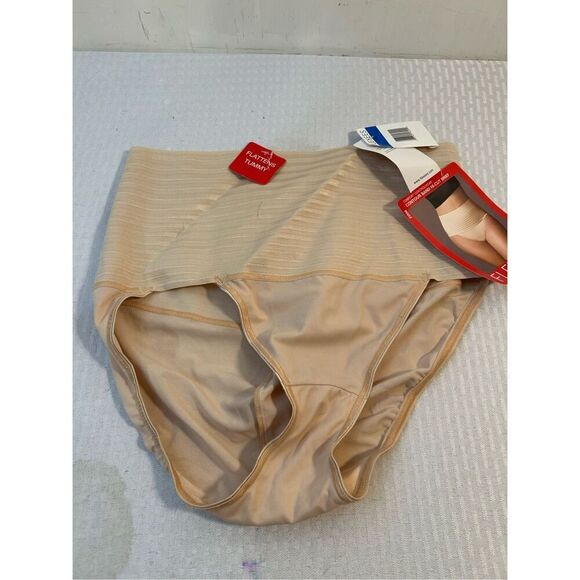 Flexees tummy high cut briefs size xl new #60946 - Picture 1 of 6